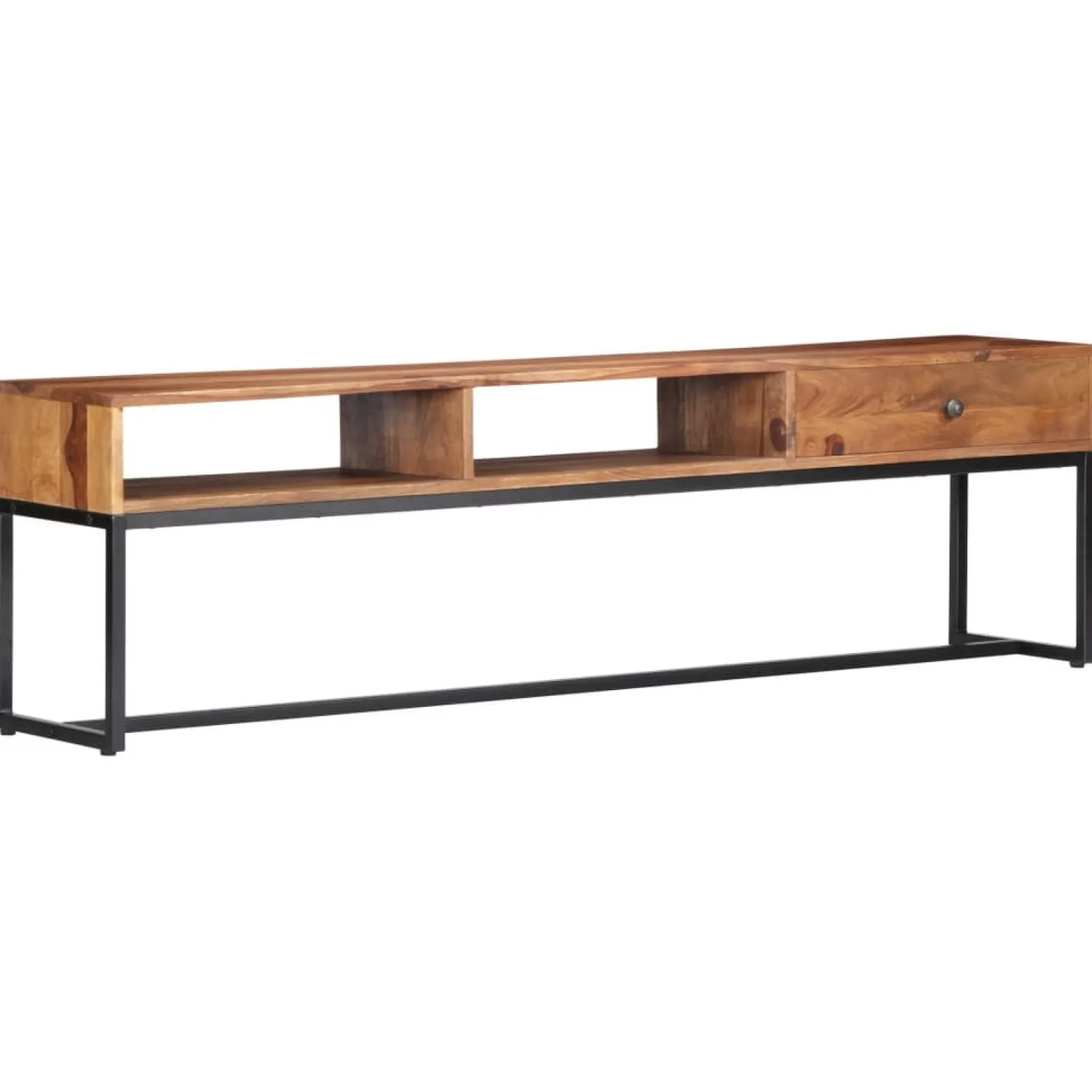 Szafka pod Telewizor Rtv Brąz Mat Szuflady Nowoczesny 160x30x45cm