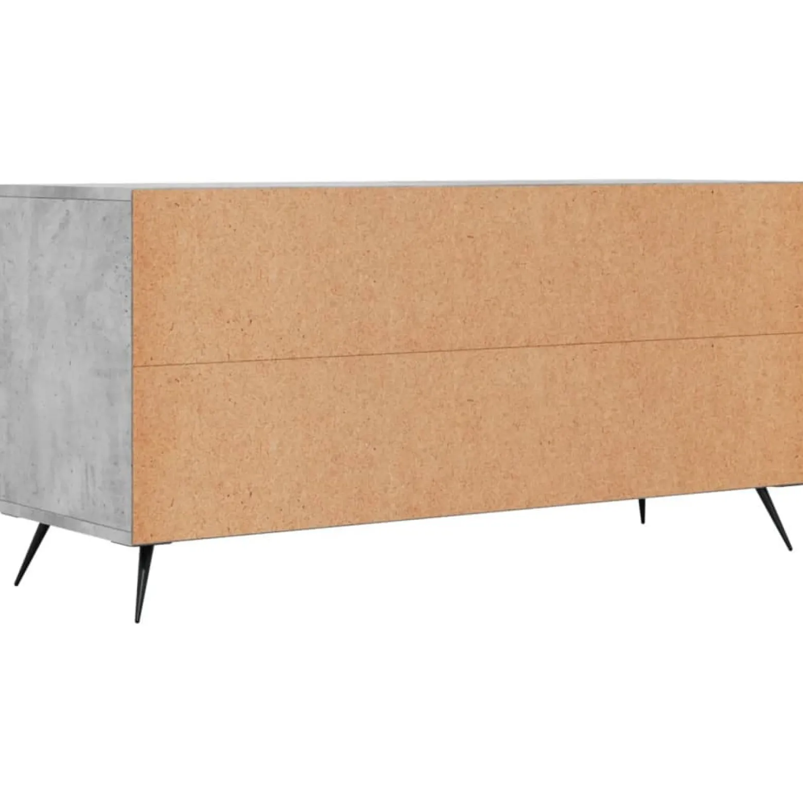 Szafka pod Telewizor Rtv Szary Mat Szuflady Nowoczesny 102x36x50cm