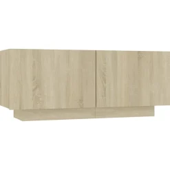 Szafka Pod Telewizor Stolik Półka Szafka RTV Brązowa 100x35x40 cm