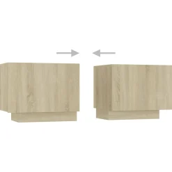Szafka Pod Telewizor Stolik Półka Szafka RTV Brązowa 100x35x40 cm