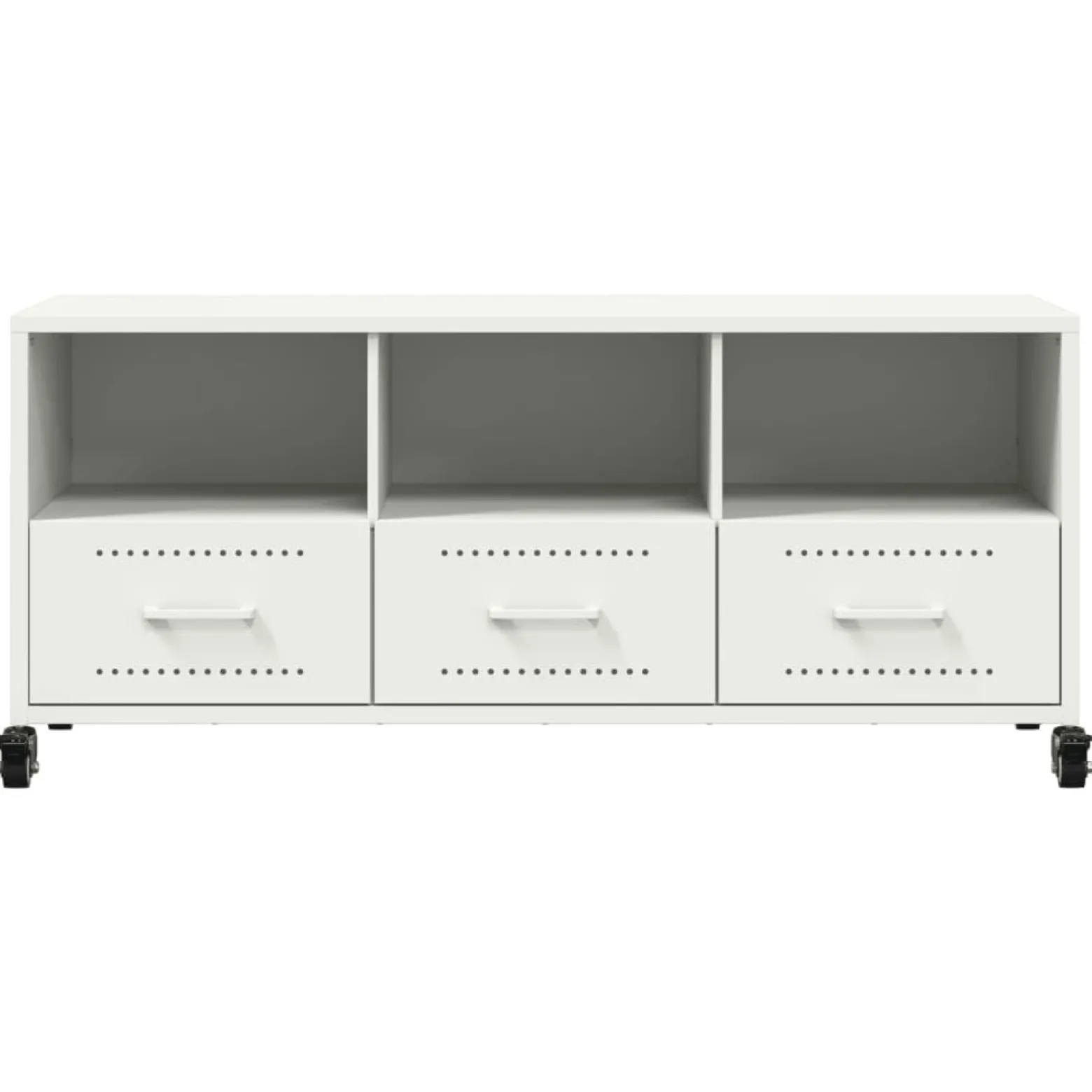 Szafka Pod Telewizor Szafka RTV Komoda Pod Telewizor Biała 100,5x39x43,5