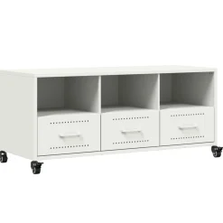 Szafka Pod Telewizor Szafka RTV Komoda Pod Telewizor Biała 100,5x39x43,5