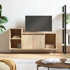 Szafka Pod Telewizor Szafka RTV Półka Stolik Telewizyjny 100x35x55 cm