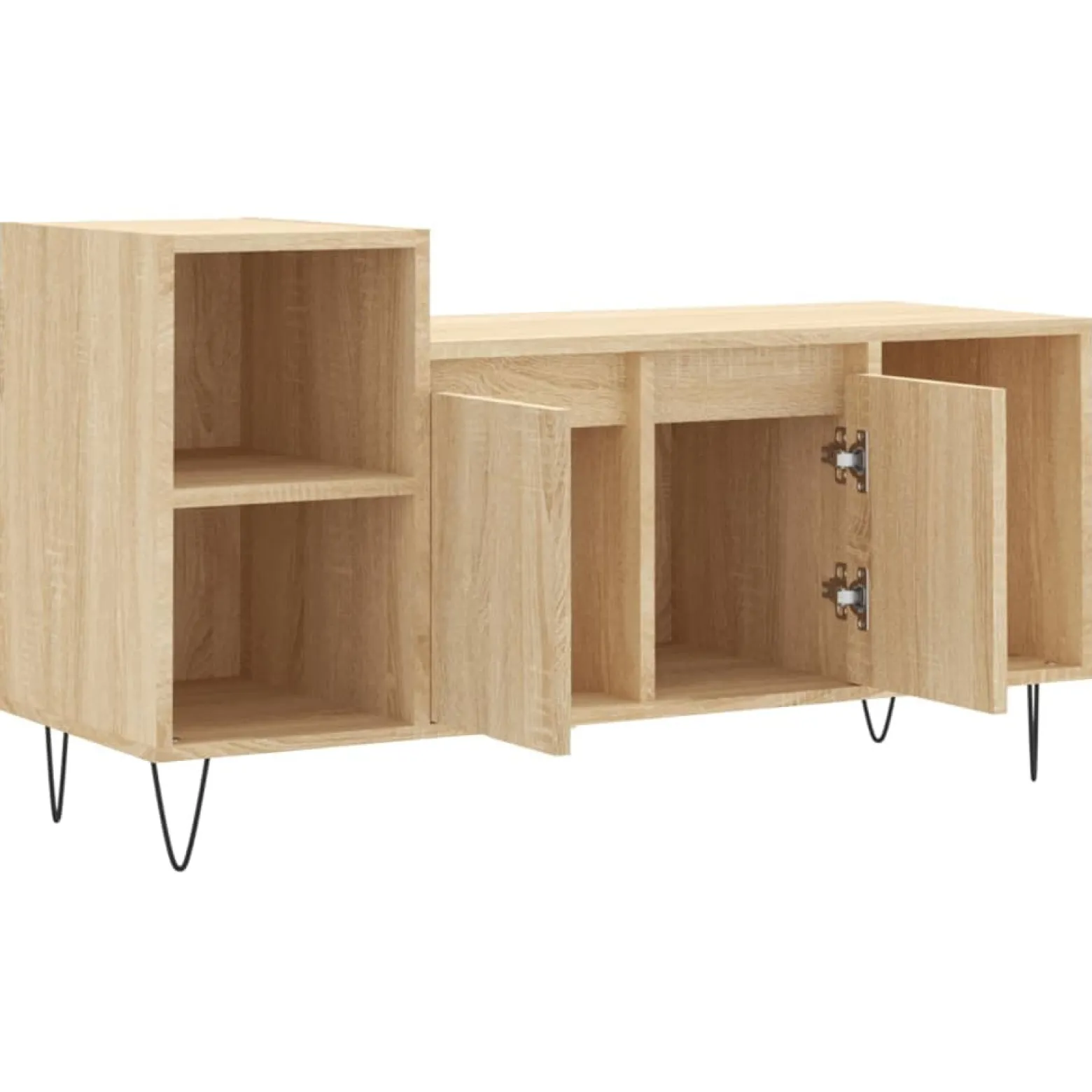 Szafka Pod Telewizor Szafka RTV Półka Stolik Telewizyjny 100x35x55 cm