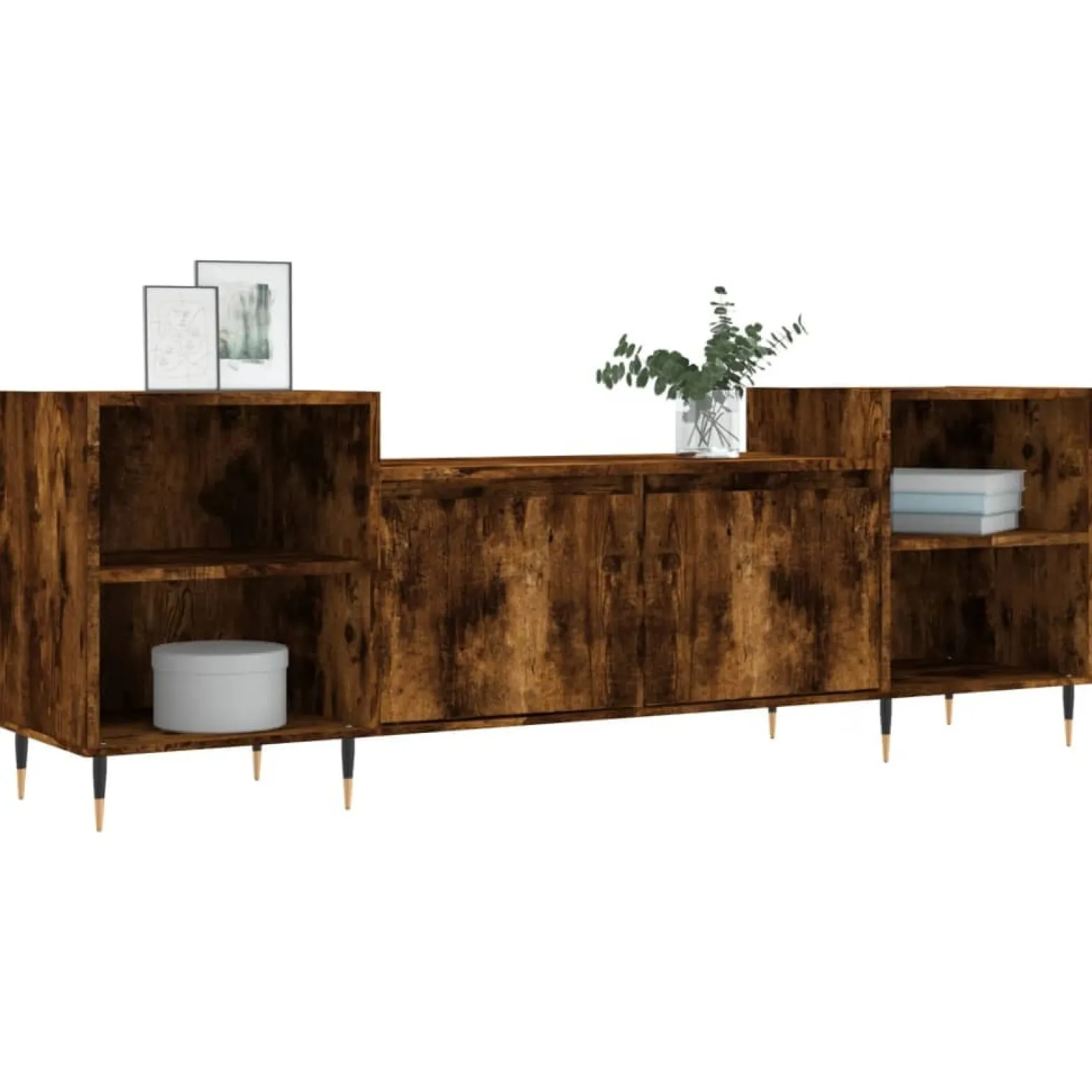 Szafka Pod Telewizor Szafka RTV Półka Stolik Telewizyjny 160x35x55 cm