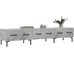 Szafka pod telewizor szarość betonu 150x36x30 cm