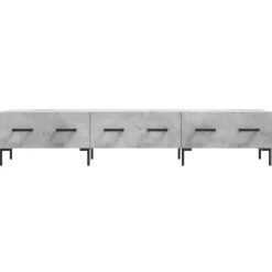 Szafka pod telewizor szarość betonu 150x36x30 cm