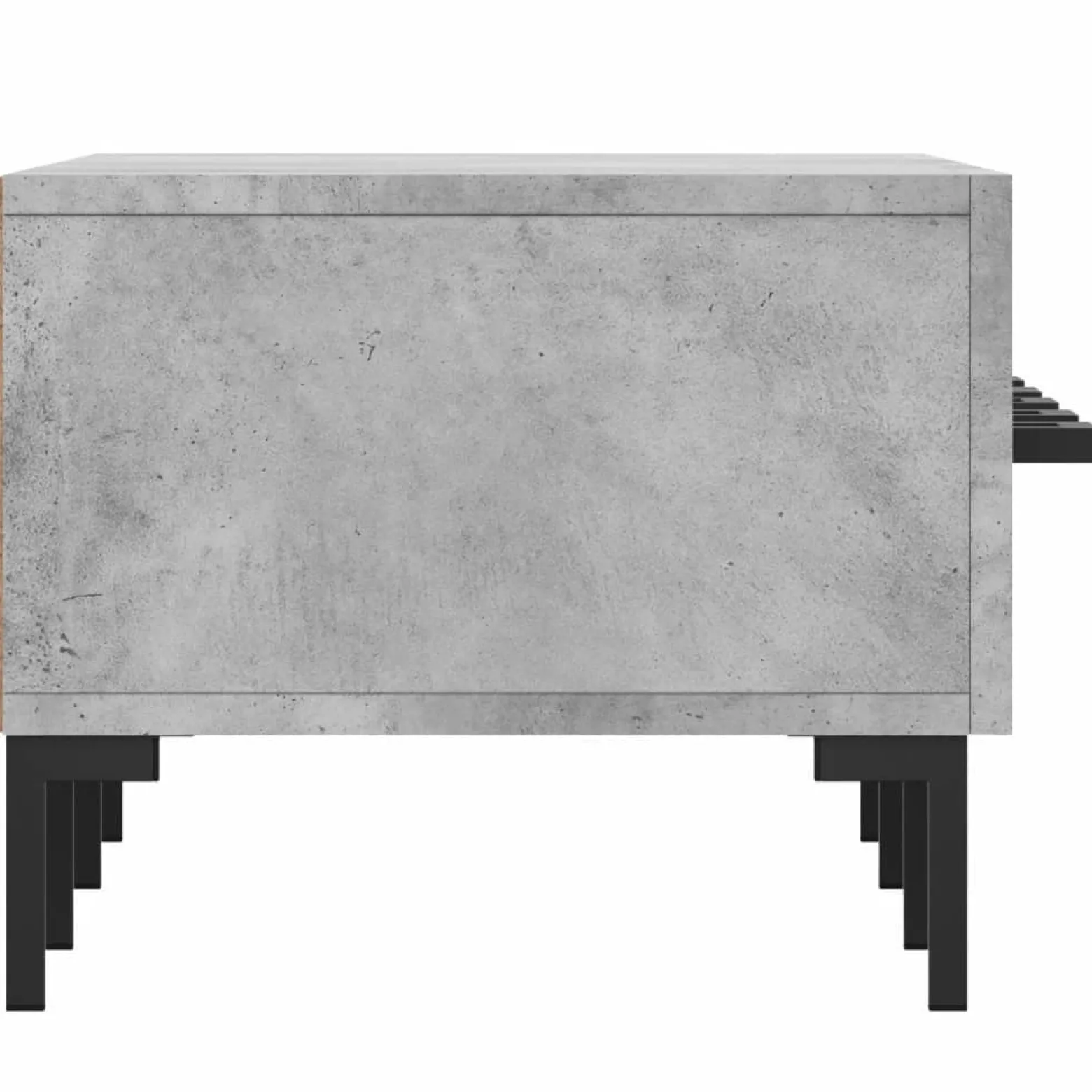 Szafka pod telewizor szarość betonu 150x36x30 cm