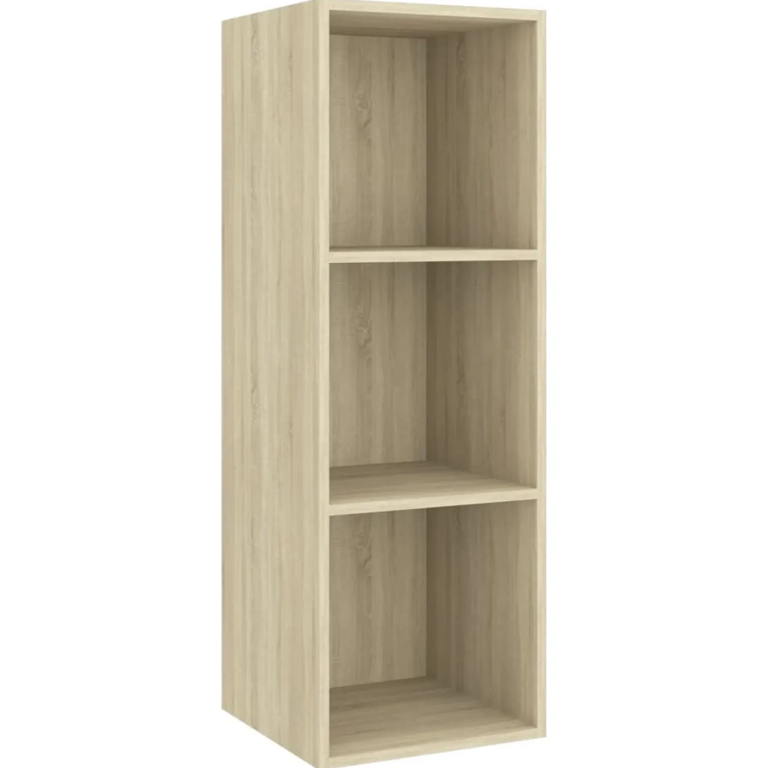 Szafka Pod Telewizor Wisząca Szafka RTV Stolik Półka Brązowa 37x37x107 cm
