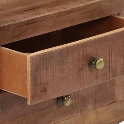Szafka pod telewizor 110x30x40 cm surowe drewno mango