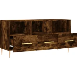 Szafka pod TV przydymiony dąb 102x36x50 cm