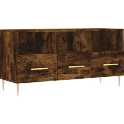 Szafka pod TV przydymiony dąb 102x36x50 cm