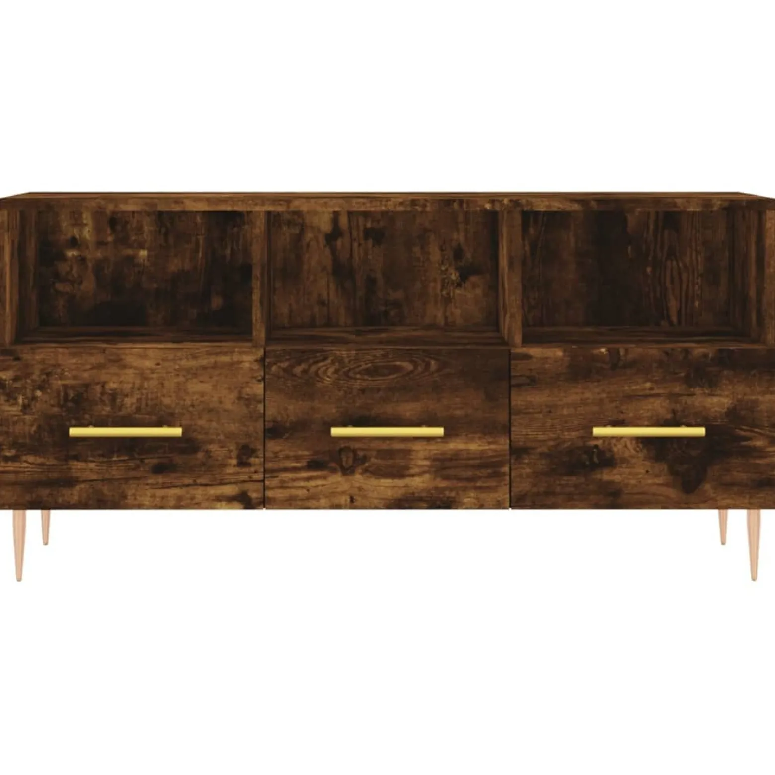 Szafka pod TV przydymiony dąb 102x36x50 cm