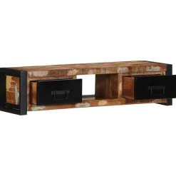 Szafka Pod TV Szafka Pod Telewizor RTV Drewniana Półka 100x30x25 cm