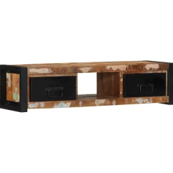 Szafka Pod TV Szafka Pod Telewizor RTV Drewniana Półka 100x30x25 cm