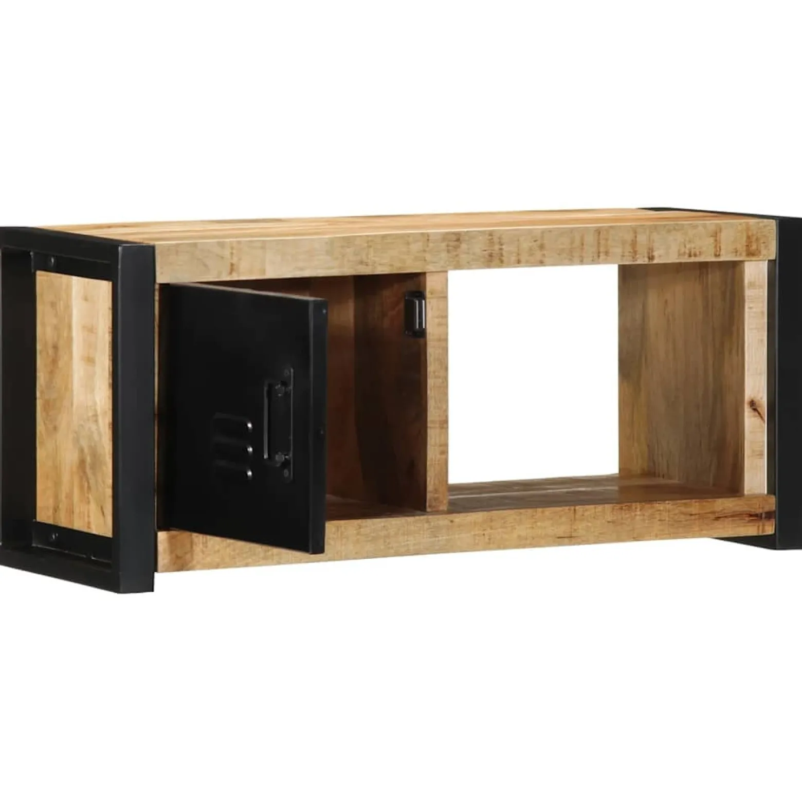 Szafka Pod TV Szafka Pod Telewizor RTV Drewniana Półka 80x30x35 cm