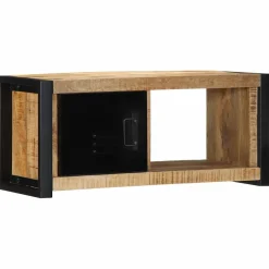Szafka Pod TV Szafka Pod Telewizor RTV Drewniana Półka 80x30x35 cm