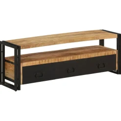 Szafka Pod TV Szafka Pod Telewizor RTV Drewniana Półka 120x30x40 cm