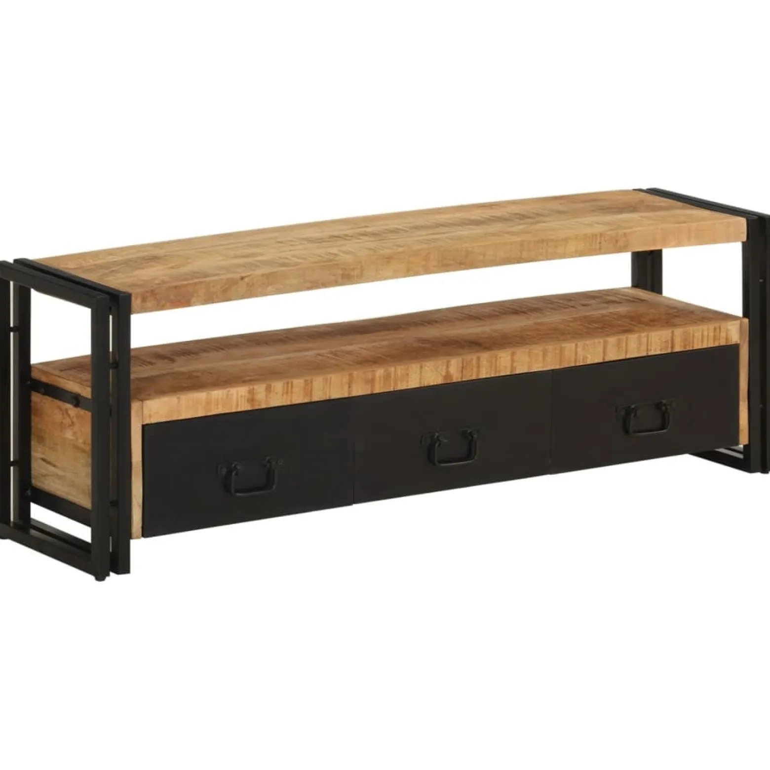 Szafka Pod TV Szafka Pod Telewizor RTV Drewniana Półka 120x30x40 cm