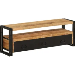 Szafka Pod TV Szafka Pod Telewizor RTV Drewniana Półka 120x30x40 cm
