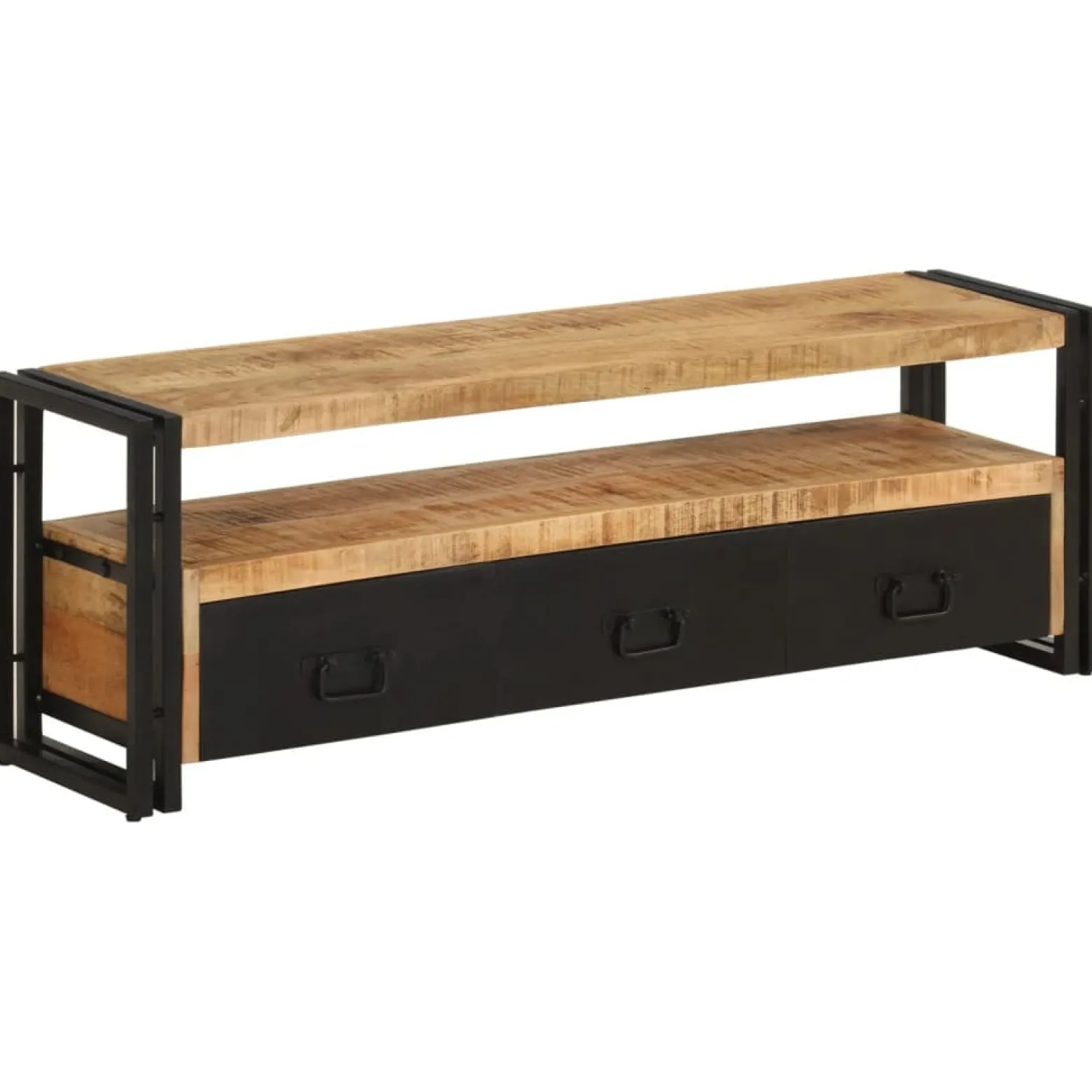 Szafka Pod TV Szafka Pod Telewizor RTV Drewniana Półka 120x30x40 cm