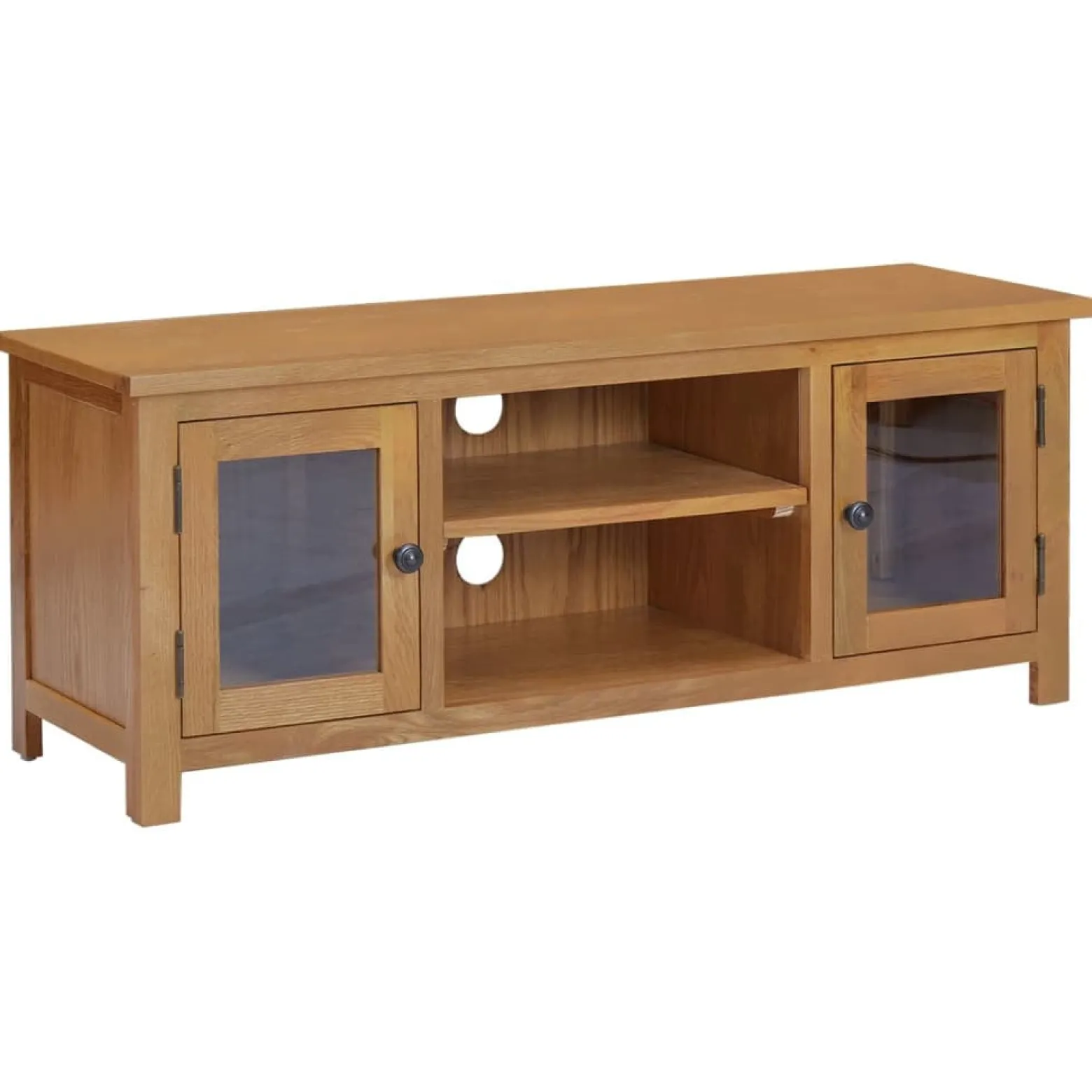 Szafka Pod TV Szafka Pod Telewizor RTV Drewniana Półka 110x35x44 cm