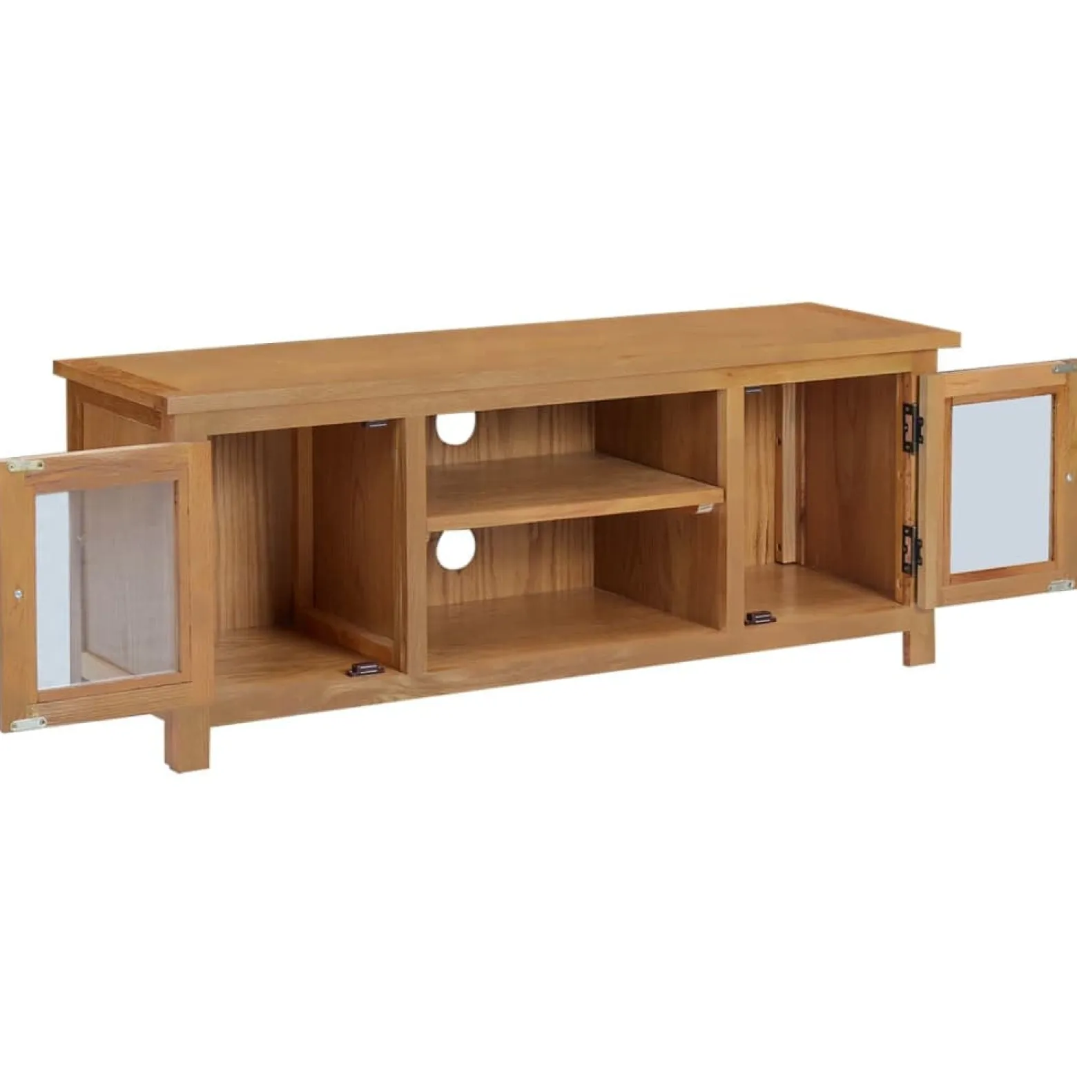 Szafka Pod TV Szafka Pod Telewizor RTV Drewniana Półka 110x35x44 cm
