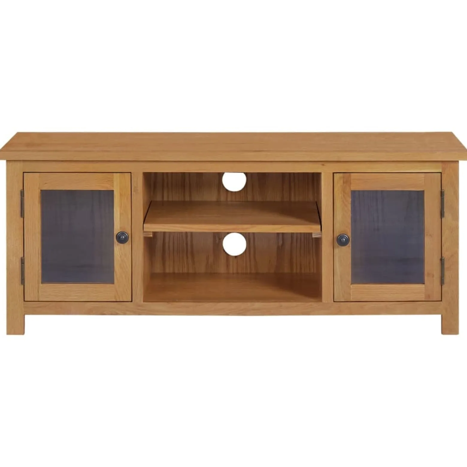 Szafka Pod TV Szafka Pod Telewizor RTV Drewniana Półka 110x35x44 cm