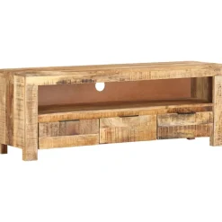 Szafka Pod TV Szafka Pod Telewizor RTV Drewniana Półka 110x30x40 cm
