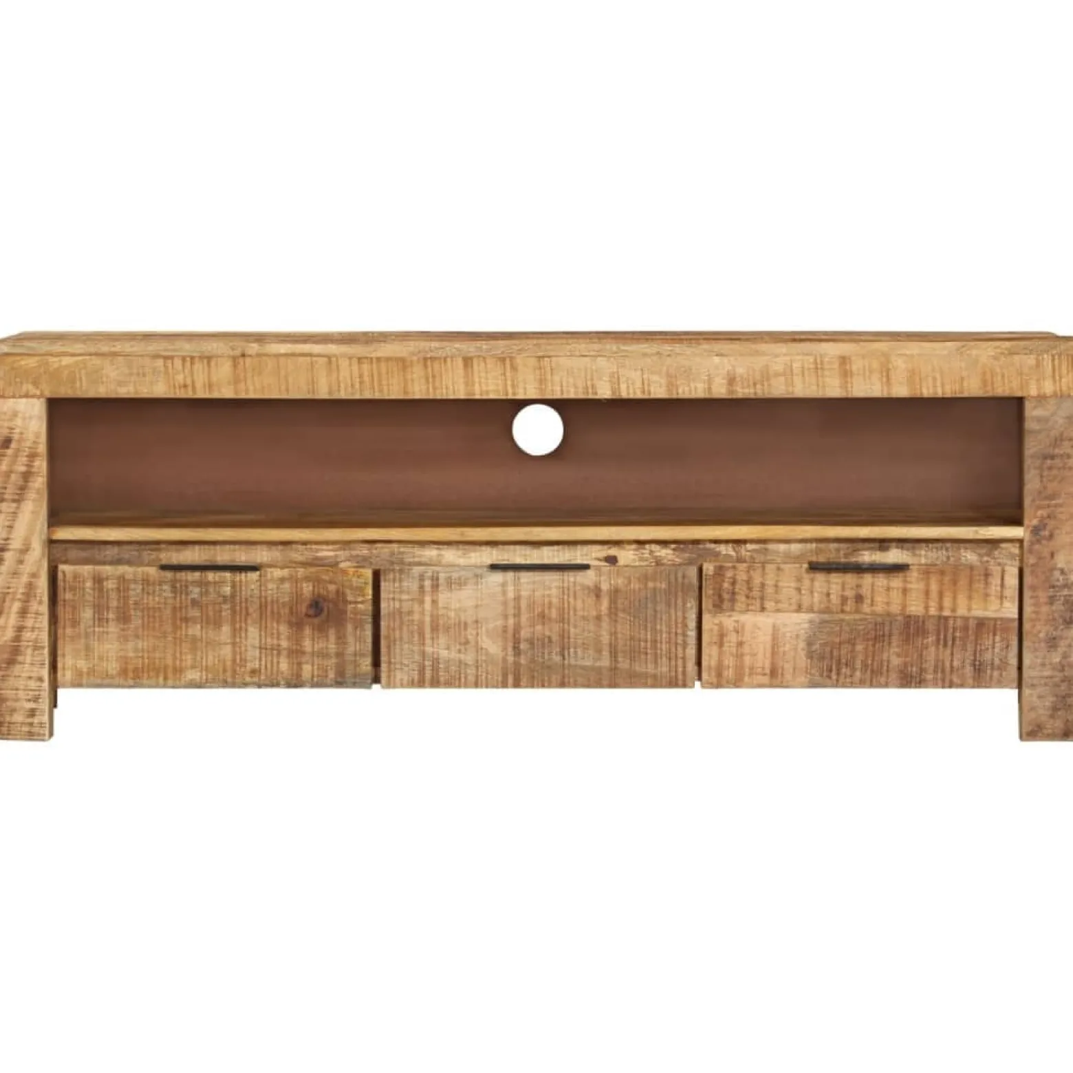 Szafka Pod TV Szafka Pod Telewizor RTV Drewniana Półka 110x30x40 cm