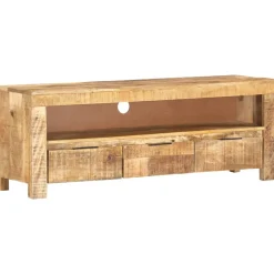 Szafka Pod TV Szafka Pod Telewizor RTV Drewniana Półka 110x30x40 cm
