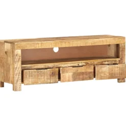 Szafka Pod TV Szafka Pod Telewizor RTV Drewniana Półka 110x30x40 cm
