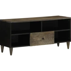 Szafka Pod TV Szafka Pod Telewizor RTV Drewniana Półka 100x33x46 cm