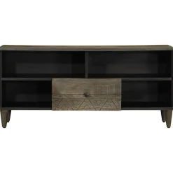 Szafka Pod TV Szafka Pod Telewizor RTV Drewniana Półka 100x33x46 cm