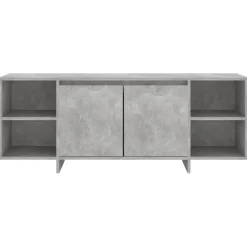Szafka pod TV szarość betonu 130x35x50 cm