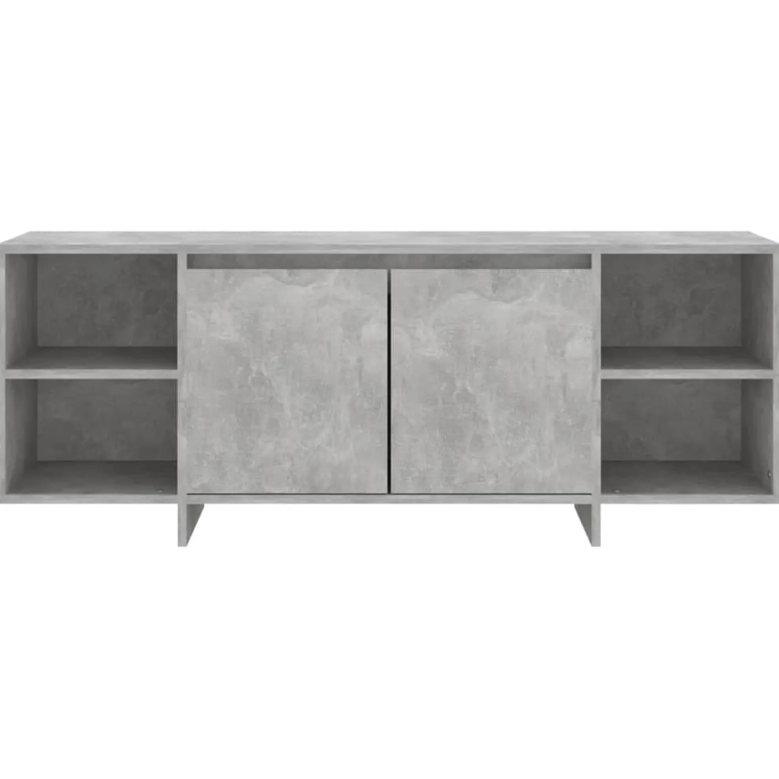Szafka pod TV szarość betonu 130x35x50 cm