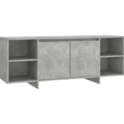 Szafka pod TV szarość betonu 130x35x50 cm