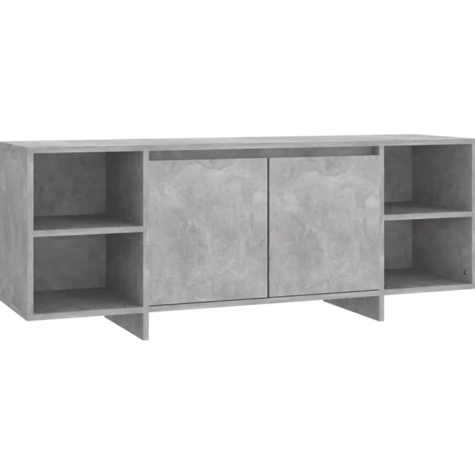 Szafka pod TV szarość betonu 130x35x50 cm