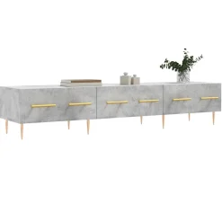 Szafka pod TV szarość betonu 150x36x30 cm