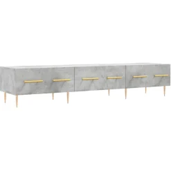 Szafka pod TV szarość betonu 150x36x30 cm