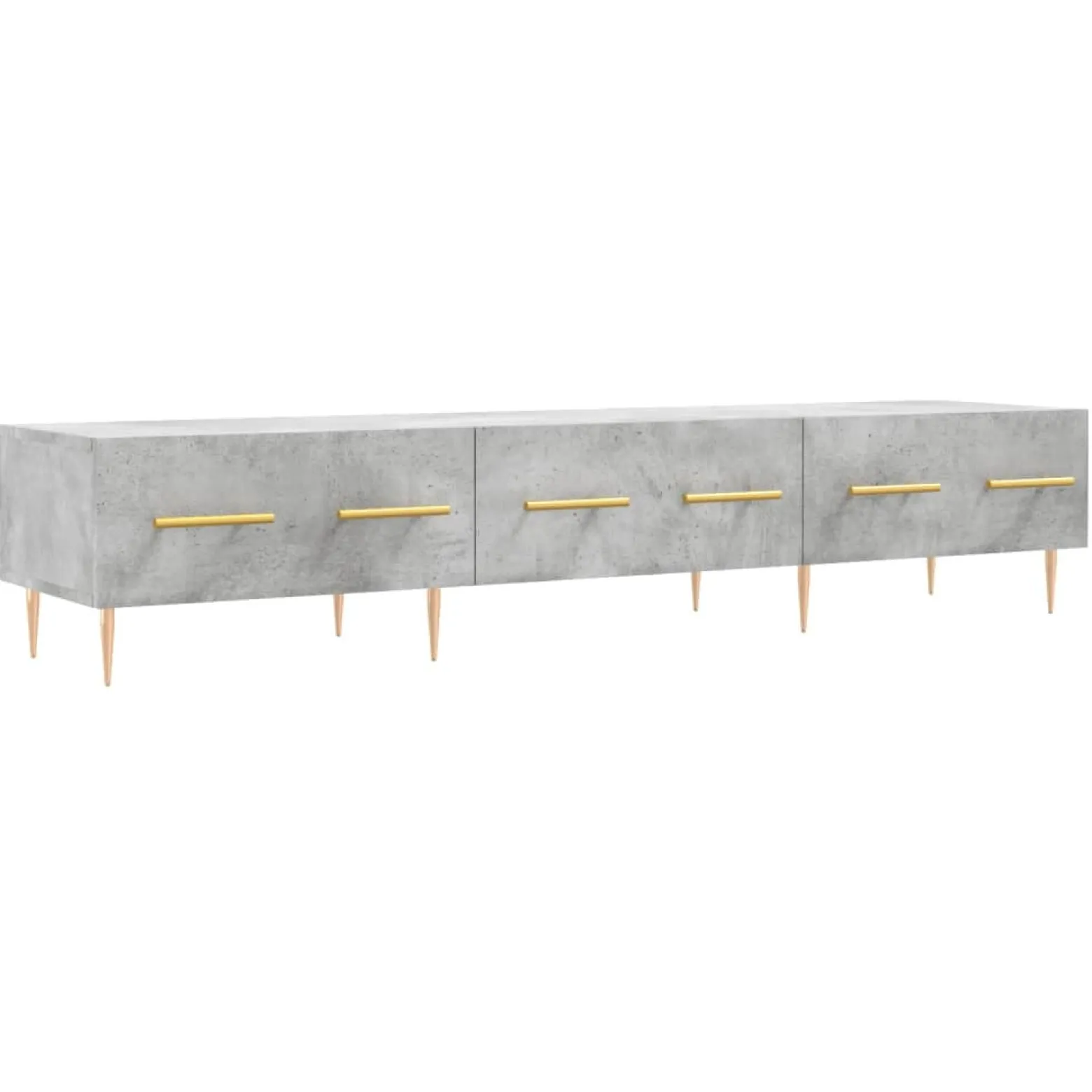 Szafka pod TV szarość betonu 150x36x30 cm