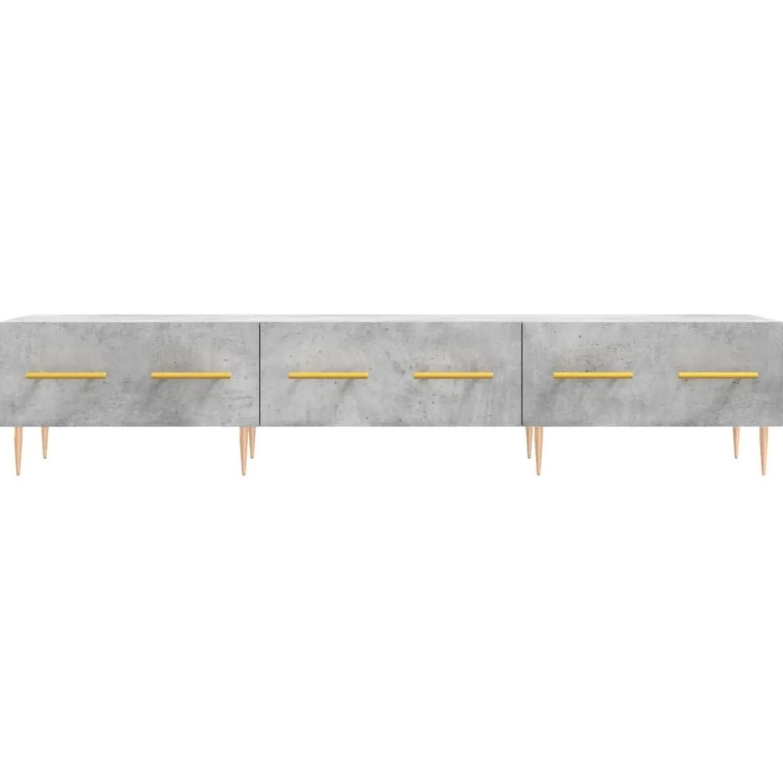 Szafka pod TV szarość betonu 150x36x30 cm