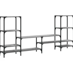 Szafka pod TV szary dąb sonoma 206.5x28.5x95 cm
