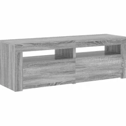 Szafka pod TV z LED szary dąb sonoma 120x35x40 cm