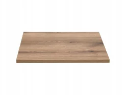 Szafka Pod Umywalkę 60 cm BIAŁA BLAT DĄB RYFLE 2S NOVA WHITE