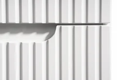 Szafka Pod Umywalkę 60 cm BIAŁA BLAT DĄB RYFLE 2S NOVA WHITE