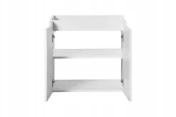 Szafka Pod Umywalkę 60 cm BIAŁA Wisząca RYFLE 2D NOVA WHITE