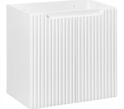 Szafka Pod Umywalkę 60 cm BIAŁA Wisząca RYFLE 2D NOVA WHITE