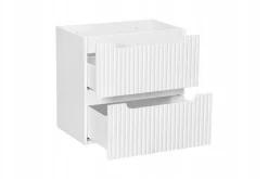 Szafka Pod Umywalkę 60 cm BIAŁA Wisząca RYFLE 2S NOVA WHITE