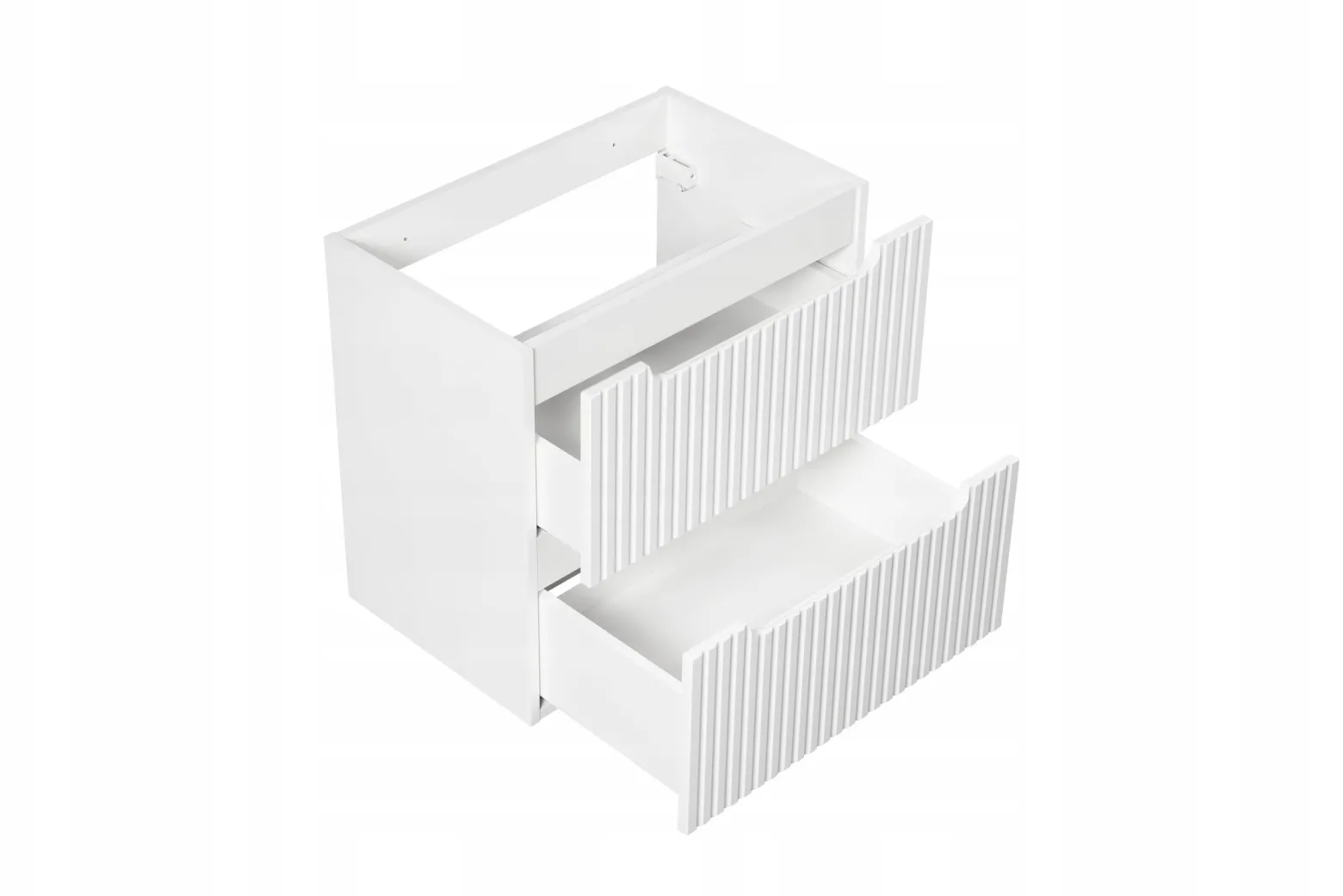 Szafka Pod Umywalkę 60 cm BIAŁA Wisząca RYFLE 2S NOVA WHITE